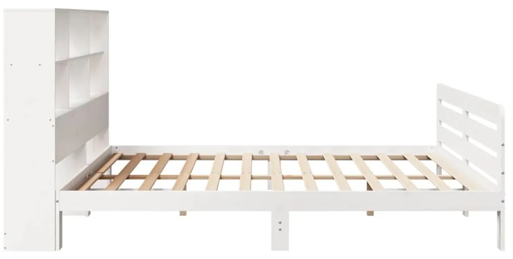 vidaXL Σκελετός Κρεβ. Χωρίς Στρώμα Λευκό 180x200 εκ Μασίφ Πεύκο