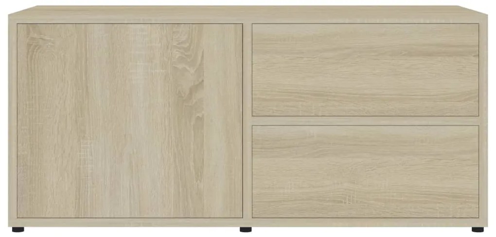 vidaXL Έπιπλο Τηλεόρασης Sonoma Δρυς 80 x 34 x 36 εκ. από Επεξ. Ξύλο