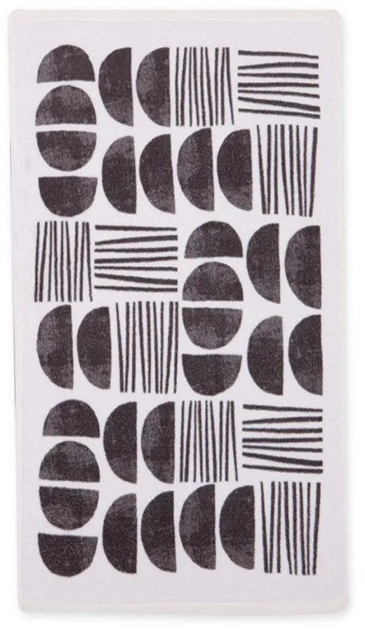 Ποτηρόπανο Βελουτέ Xavier Black Nef-Nef 40x60cm 100% Cotton
