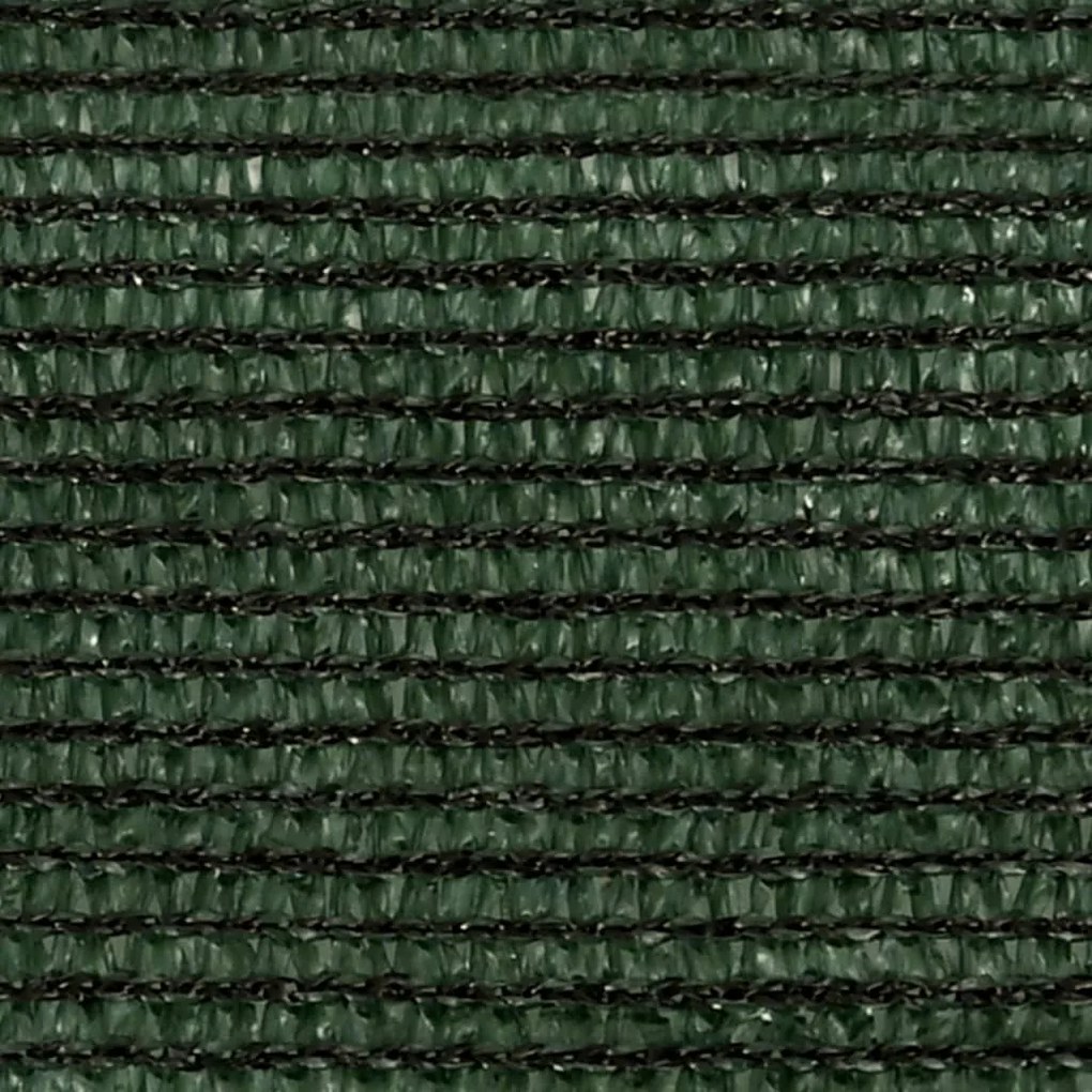 vidaXL Πανί Σκίασης Σκούρο Πράσινο 5 x 7 μ. από HDPE 160 γρ./μ²