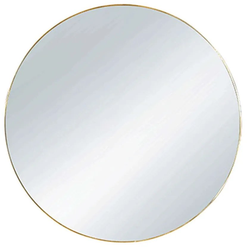 Καθρέπτης Τοίχου Στρογγυλός Esra 1330179 Φ50cm Gold Mirrors &amp; More Metal, Glass