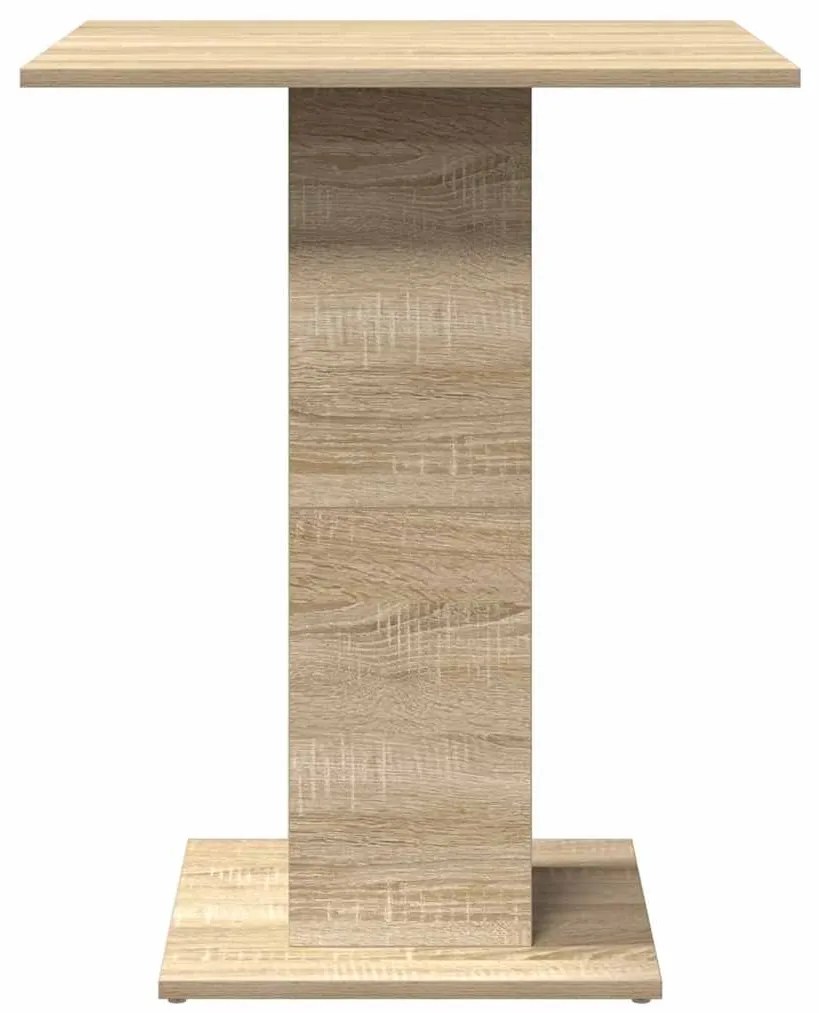 vidaXL Τραπέζι Bistro Χρώμα Sonoma Δρυς 60 x 60 x 75 εκ. Επεξ. Ξύλο