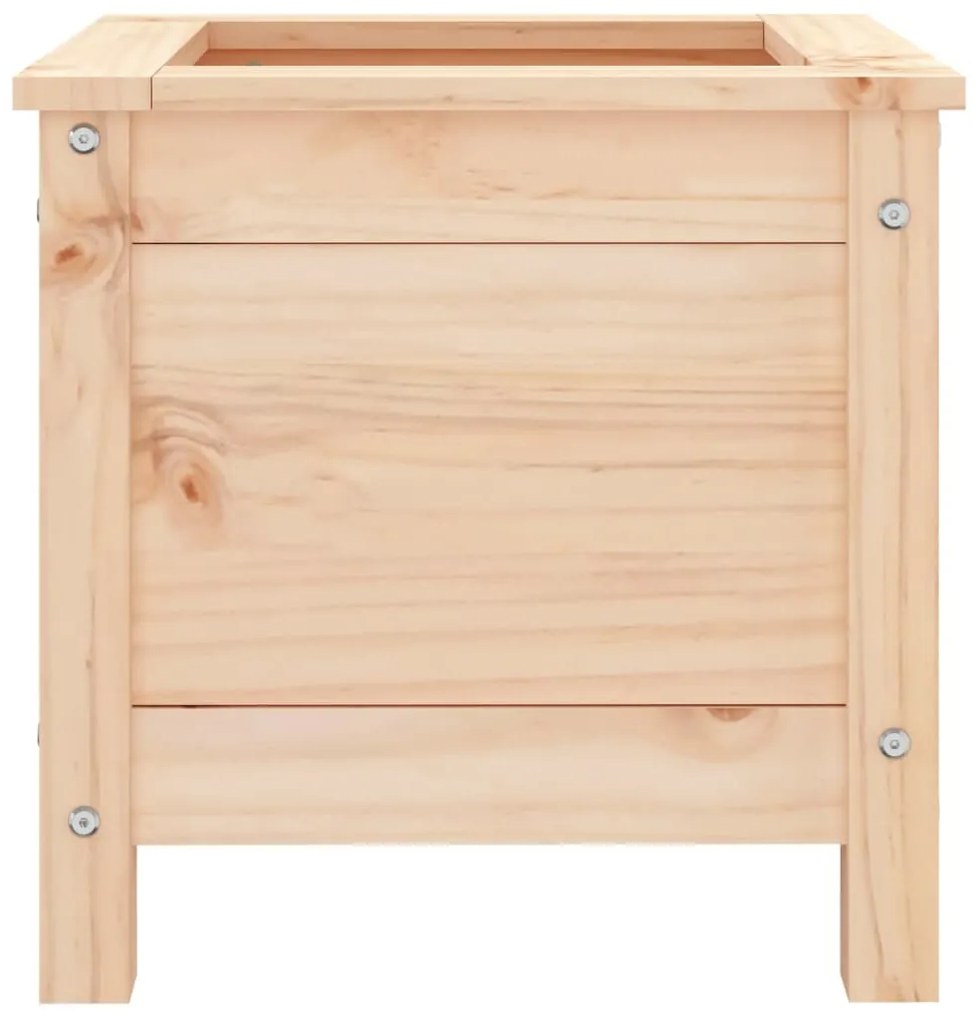 vidaXL Ζαρντινιέρα Κήπου 40 x 40 x 39 εκ. από Μασίφ Ξύλο Πεύκου