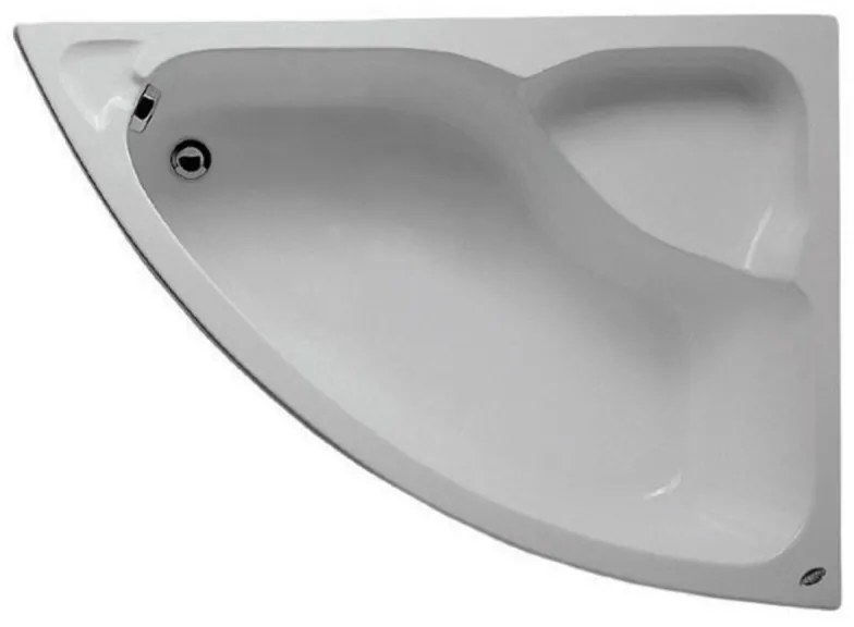 Μπανιέρα γωνιακή Νο2R KONCHILI KARAG 125x90cm
