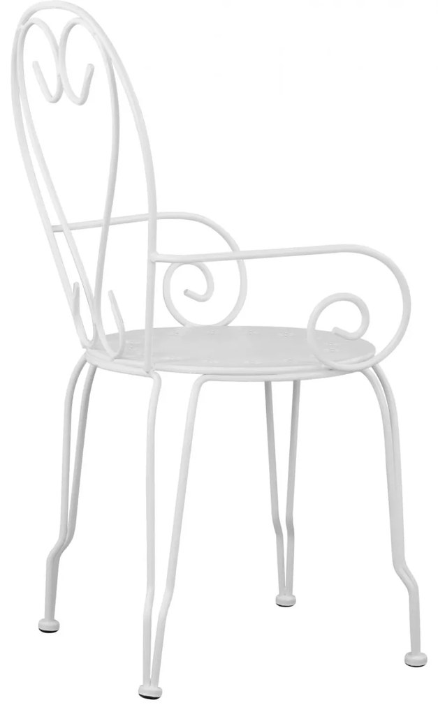 Καρέκλα - Πολυθρόνα AMORE C5008.12 Μεταλλική Λευκή 49x48x90 εκ. 49x48x90 εκ.