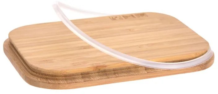 Laessig Φαγητοδοχείο inox με καπάκι bamboo Adventure