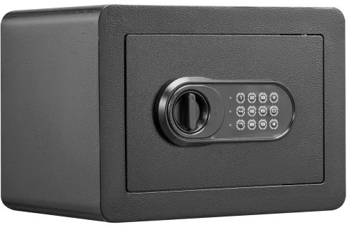 VEVOR Safe, 0.5 Cubic Feet Home Safe, Steel Security Safe with Digital Keypad and 2 Keys, Wall-Mounted Cabinet Safe Protect Cash, Gold, Jewelry, Documents for Home, Hotel, 13.8 x 9.8 x 9.8 inches