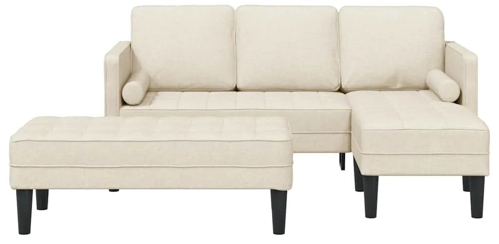 vidaXL Σετ Καναπέ 2 pcs Λινό 173 x 131 x 67 εκ ύφασμα