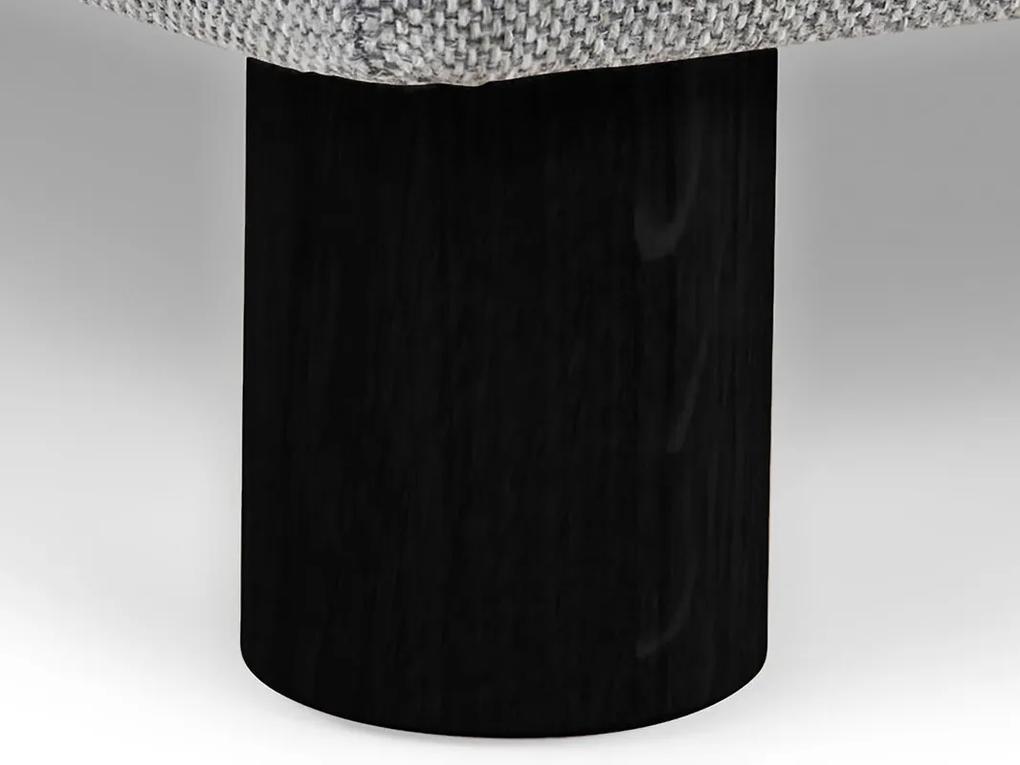 Γωνιακός Καναπές Scandinavian Choice C148, Μαύρο, Ανοιχτό γκρι, 250x195x79cm, Πόδια: Πλαστική ύλη | Epipla1.gr