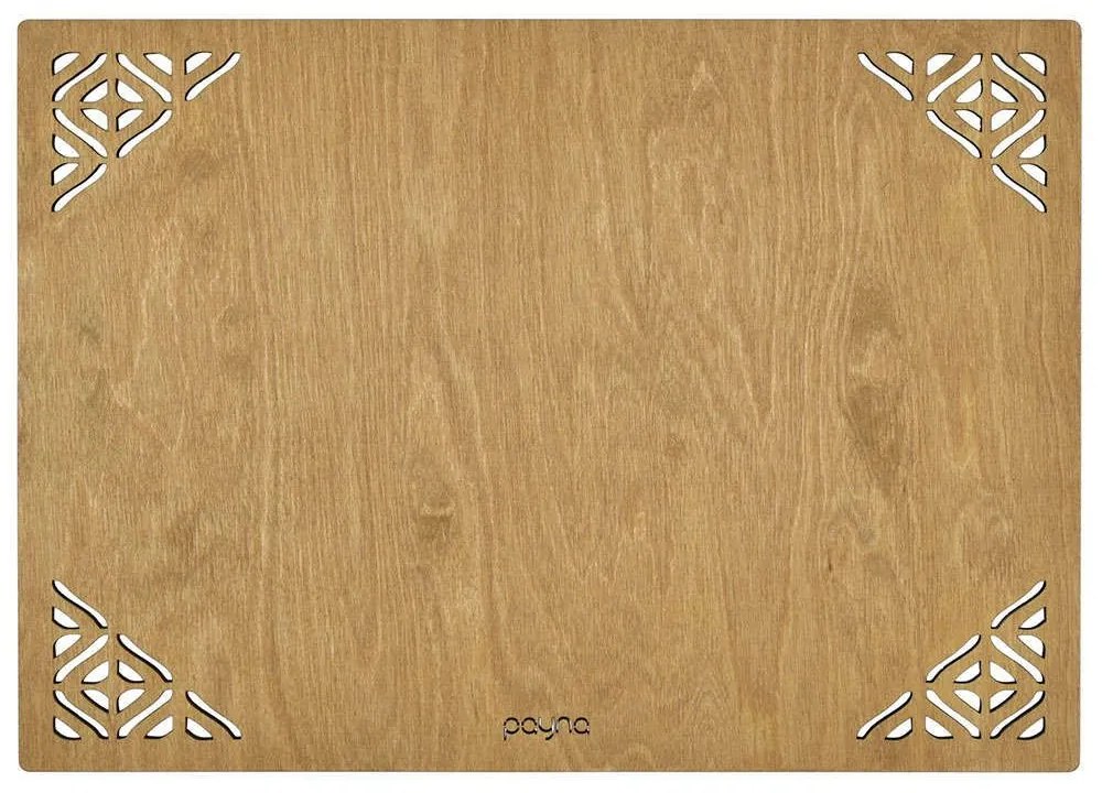 Σουπλά Corpat (Σετ 4Τμχ) 790PYN1105 33x45cm Honey Hermia Ξύλο