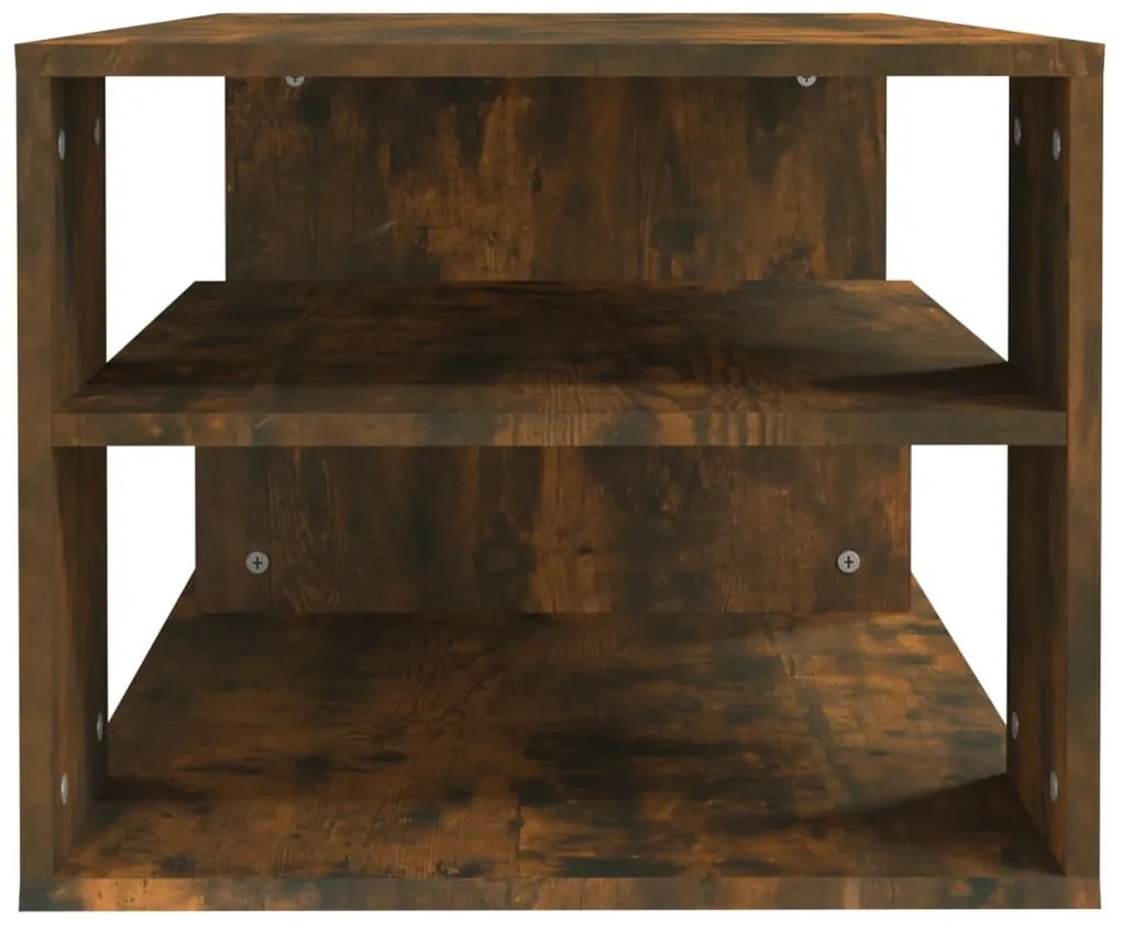 vidaXL Τραπεζάκι Σαλονιού Καπνιστή Δρυς 100x50x40 εκ. Επεξεργ. Ξύλο