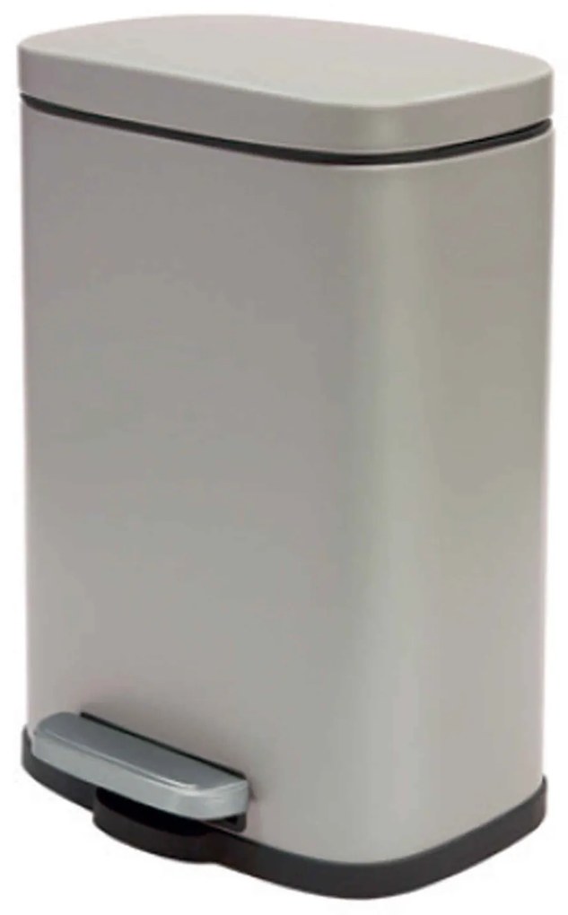 Κάδος Απορριμμάτων Akira 05392.003 5lt Taupe Metal