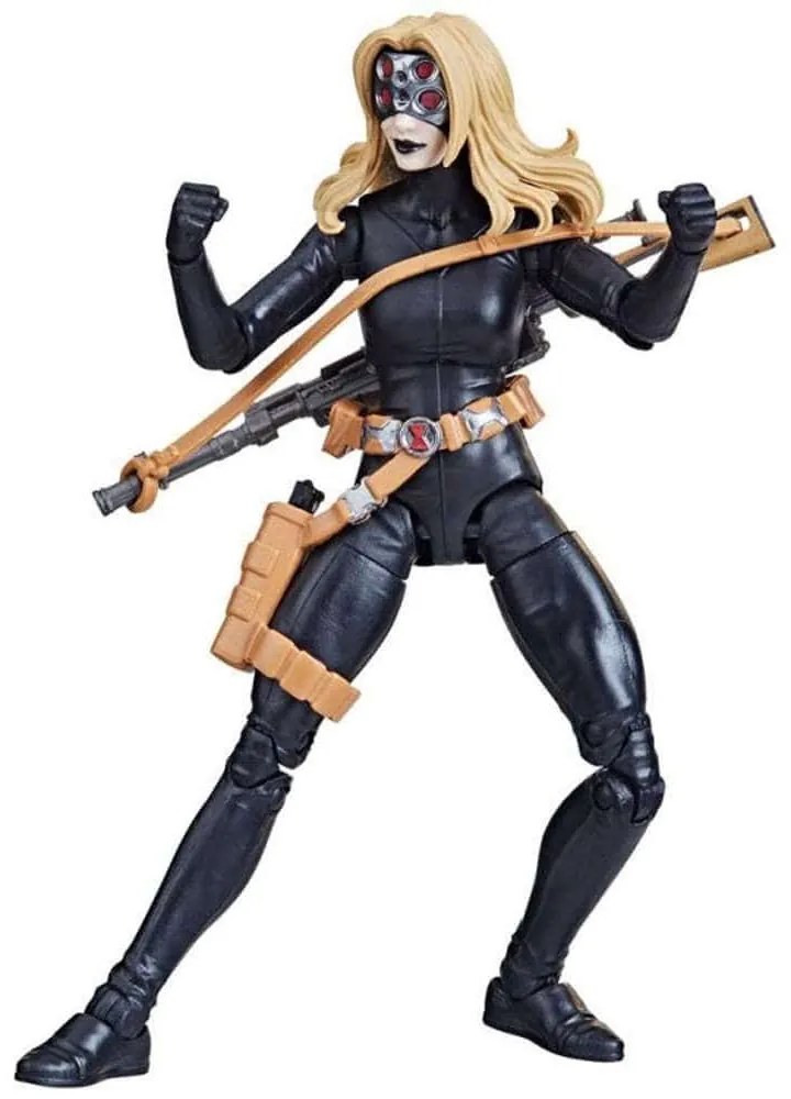 Φιγούρα Fans Marvel Legends F6481 Yelena Belova Widow 15cm Build-A- Puff Adder Black Hasbro