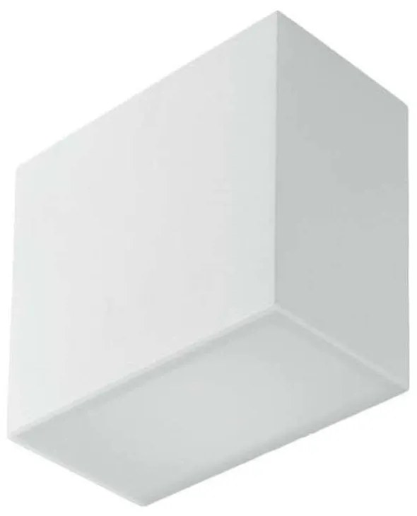 Φωτιστικό Οροφής - Πλαφονιέρα Living I-LIVING-PL23 2xE14 13W 23x12x13cm White Intec Plaster