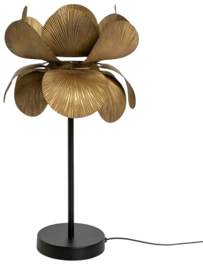 Φωτιστικό Επιτραπέζιο Blossom 033360 26x26x55cm E27 40W Gold-Black