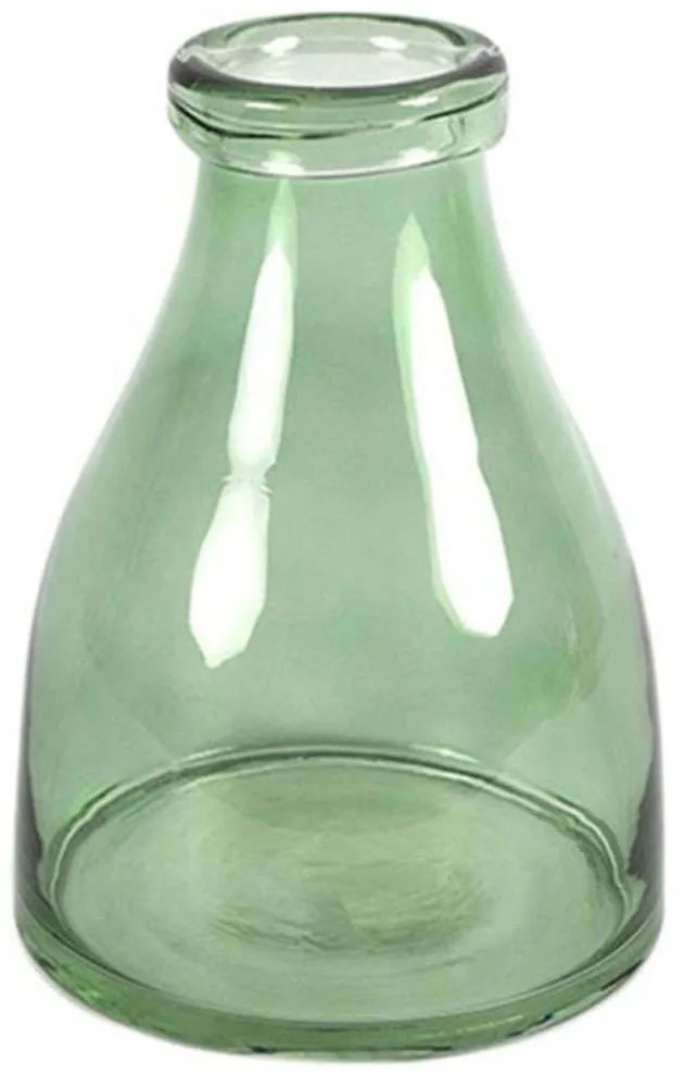 Βάζο Γυάλινο Missy 013.783887 16x20cm Green Glass