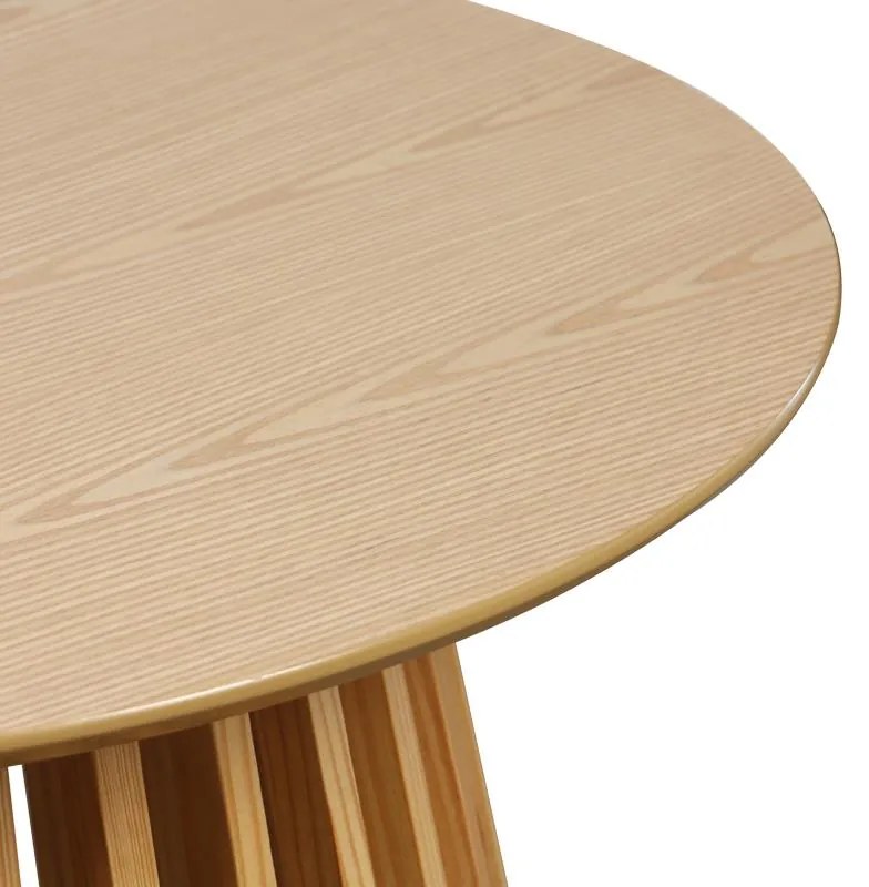 Τραπεζάκι σαλονιού Domonic mdf/pw σε φυσική απόχρωση Φ80x45εκ 80x80x45 εκ.