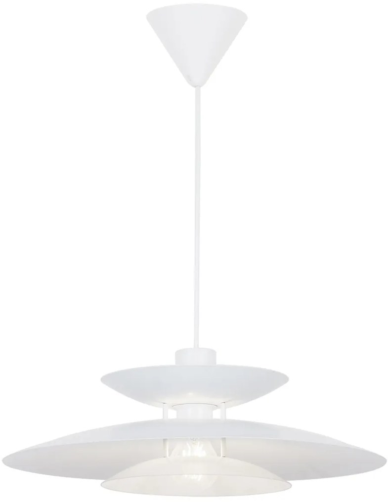 Κρεμαστό Μονόφωτο 1xE27 D450xH1240mm Λευκό Nino Viokef 4297100