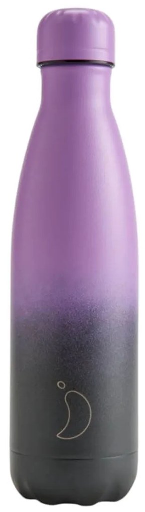 Μπουκάλι Θερμός Original Gradient Chilly's με χωρητικότητα 500ml και διατήρηση θερμοκρασίας 12h ζεστό / 24h κρύο - Midnight Haze
