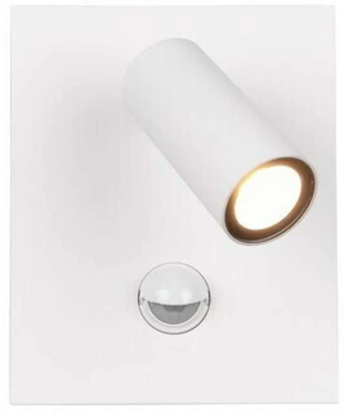 Φωτιστικό Τοίχου - Απλίκα Tunga 222969131 1x3,5W Led 13x16cm Με Αισθητήρα White Mat Trio Lighting