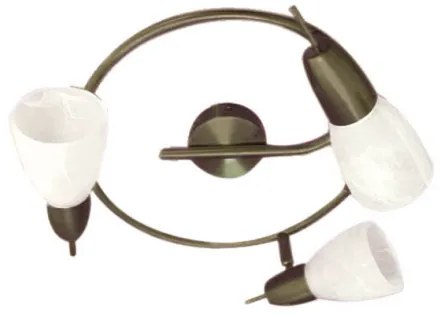 Σποτ Φωτιστικό Οροφής Μεταλλικό 3Χ40W E14 KAMET ACA-MC542GAB3E-Μπρονζέ MC542GAB3E
