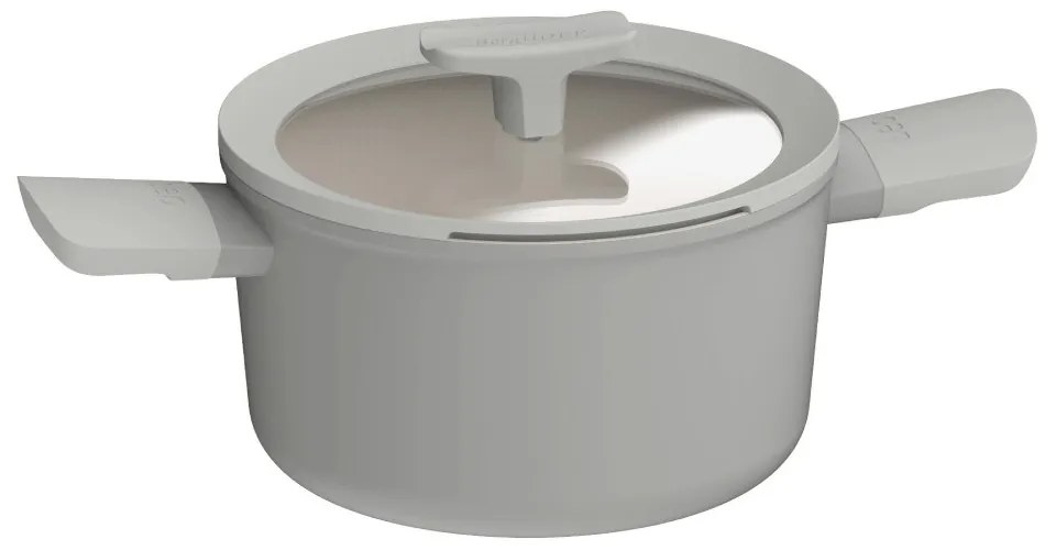 Κατσαρόλα Με Καπάκι Balance Leo 3950428 20cm/3,1Lt Grey BergHOFF 20cm Aluminium
