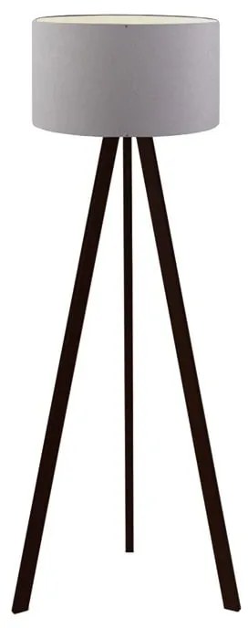 Φωτιστικό δαπέδου PWL-1059 pakoworld Ε27 γκρι-μαύρο Φ38x140εκ
