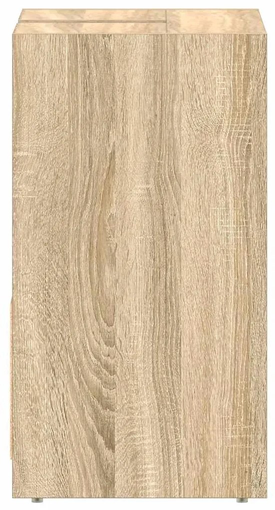 vidaXL Ντουλάπι Νιπτήρα Sonoma Δρυς 60 x 33 x 61 εκ. από Επεξ. Ξύλο