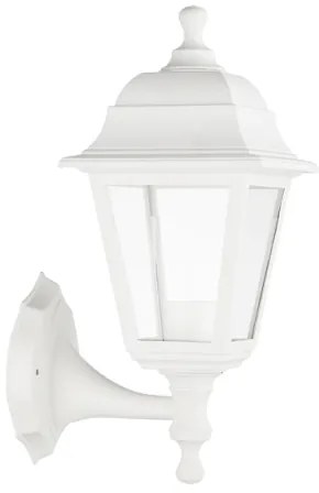 Απλίκα Φωτιστικό Τοίχου PLGP1 Πλαστικό IP44 E27 Aca-PLGP1W-Λευκό PLGP1W
