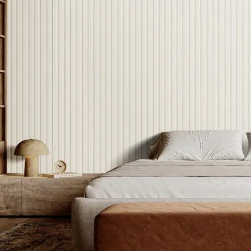 VEVOR Wood Slat Acoustic Panels 8 PCS 96 x 6 inch for Modern Wall Matte White