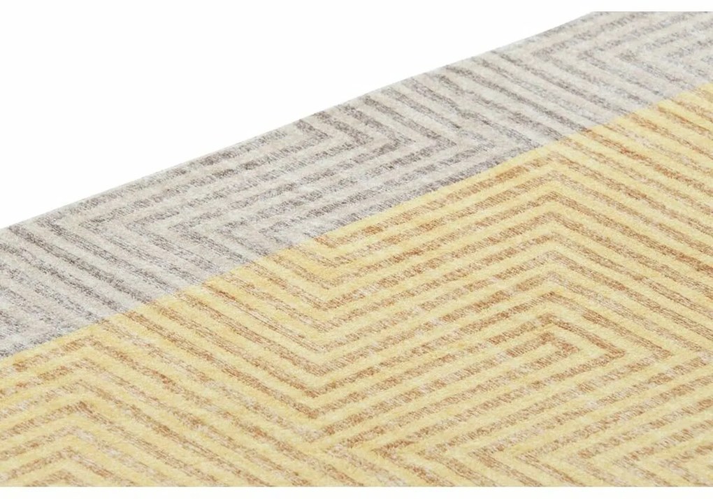 Χαλί DKD Home Decor Κίτρινο (160 x 230 x 0,7 cm)
