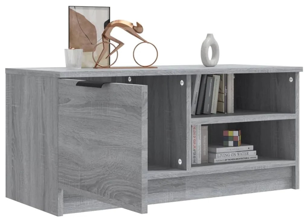 vidaXL Έπιπλο Τηλεόρασης Γκρι Sonoma 80x35x36,5 εκ. Επεξεργασμένο Ξύλο