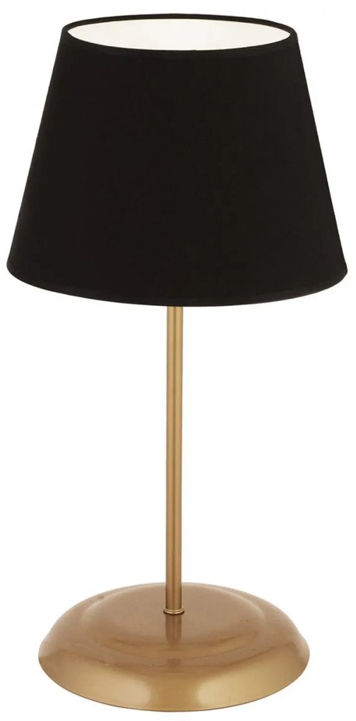 Φωτιστικό C7569.02 Επιτραπέζιο Μεταλλικό Χρυσό με Μαύρο Καπέλο 25x50Υ εκ. 25x25x50 εκ.