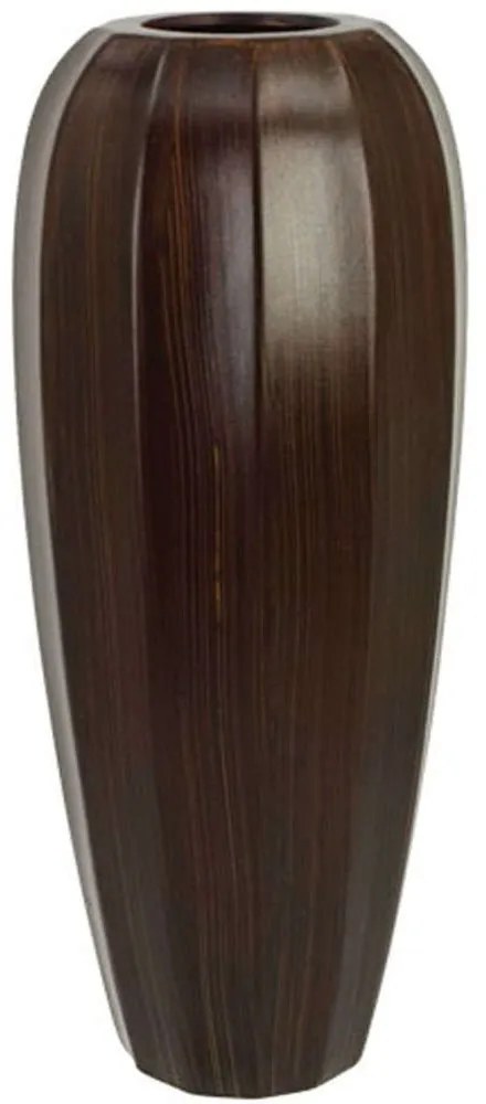 Βάζο Μπόμπα 15-00-22507-35 Φ14x40cm Brown Marhome Ceramic