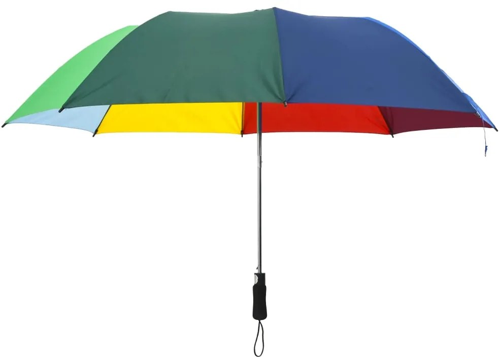 vidaXL Ομπρέλα Πτυσσόμενη Αυτόματη Πολύχρωμη 124 εκ.