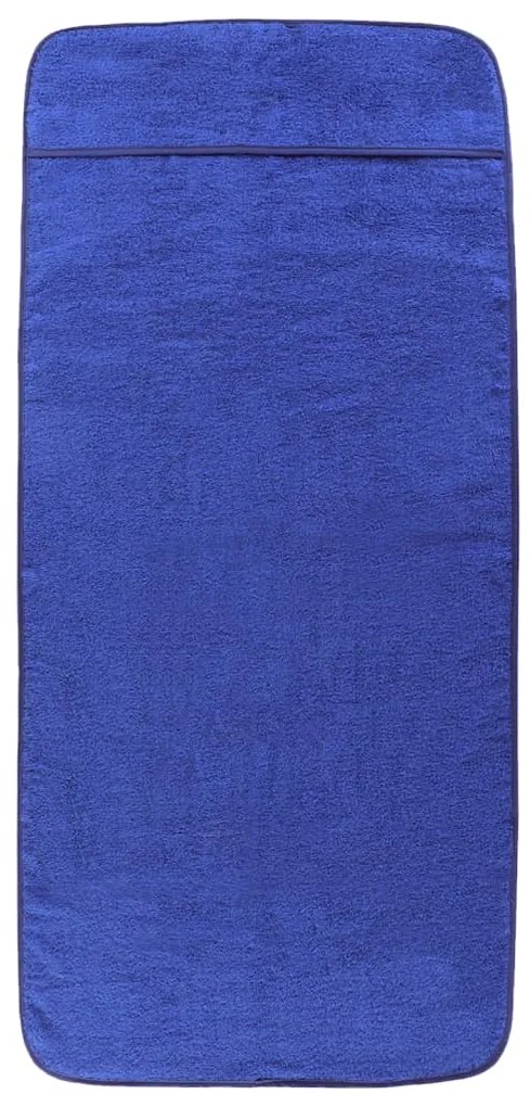 vidaXL Πετσέτες Θαλάσσης 2 τεμ. Μπλε Ρουά 60 x 135 εκ. Ύφασμα 400 GSM