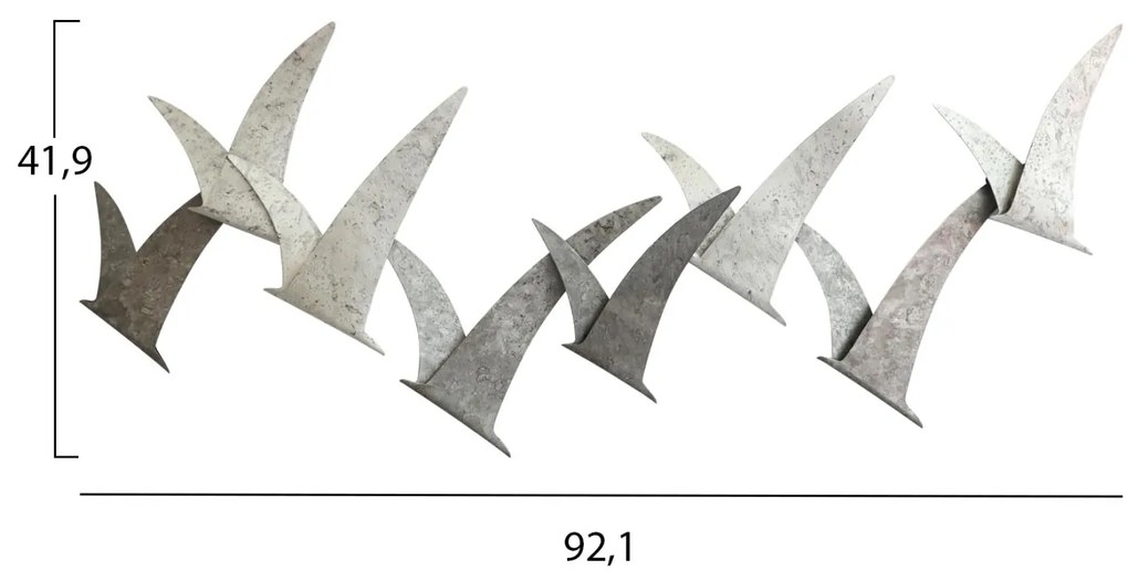 ΔΙΑΚΟΣΜΗΤΙΚΟ ΤΟΙΧΟΥ ΜΕΤΑΛΛΙΚΟ  92.1x41.9x4.4