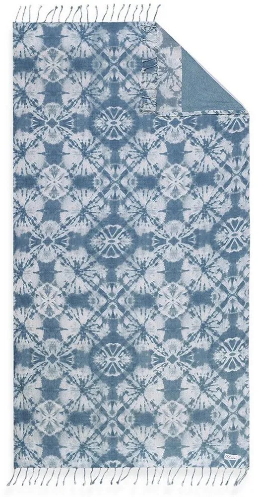 Πετσέτα Θαλάσσης - Παρεό Brilliant Blue Nef-Nef Θαλάσσης 90x170cm Cotton-Polyester