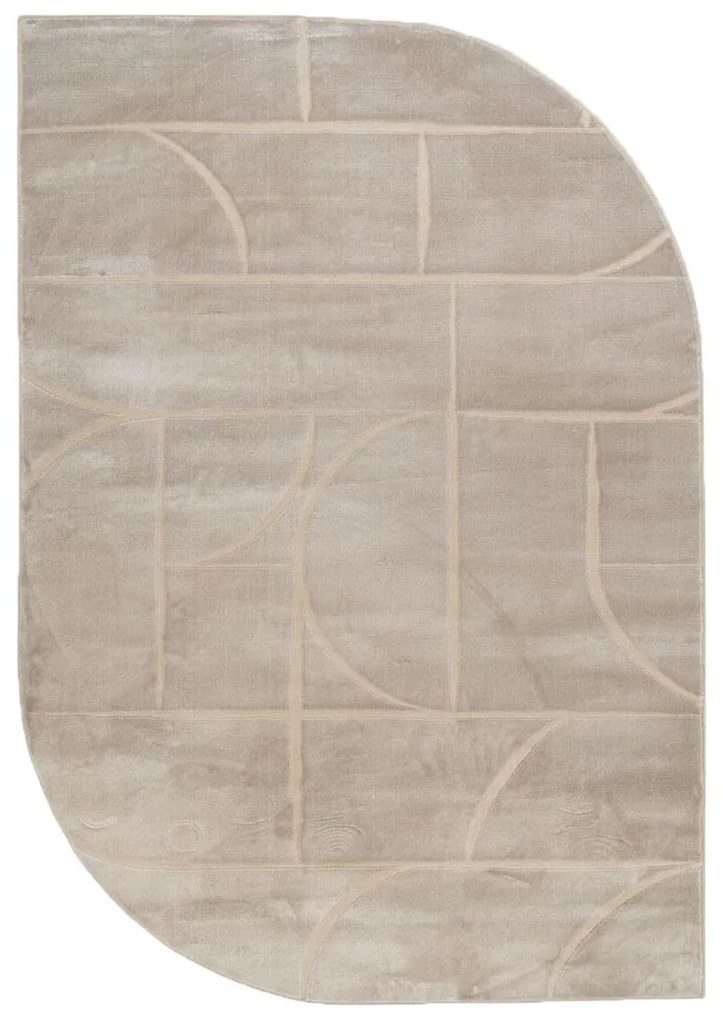 Χαλί (100x160) Ezzo Forma E460A1W Beige
