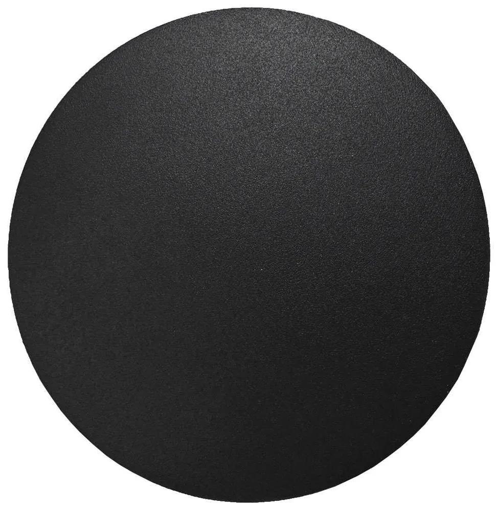 Φωτιστικό Τοίχου-Απλίκα Round Smooth 4285200 Φ10cm Led 315lm 4W Black Viokef