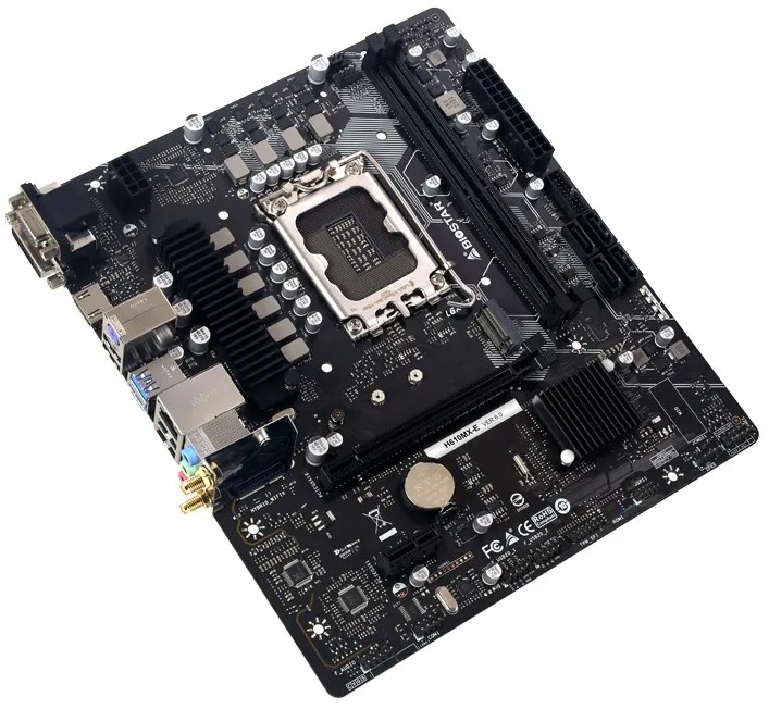 BIOSTAR μητρική H610MX-E, 2x DDR4, s1700, USB 3.2, uATX, GbE, Ver. 6.0