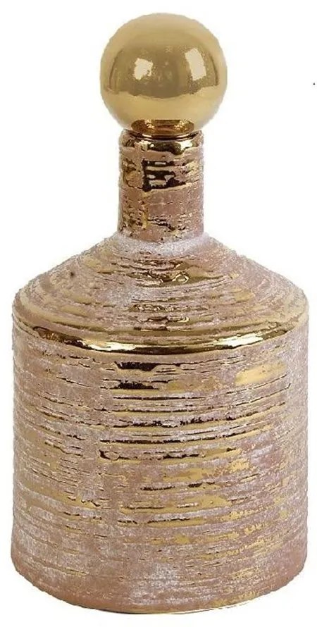 Διακοσμητική Μποτίλια VOS205 Φ14,5x16,5cm Bronze Espiel Κεραμικό