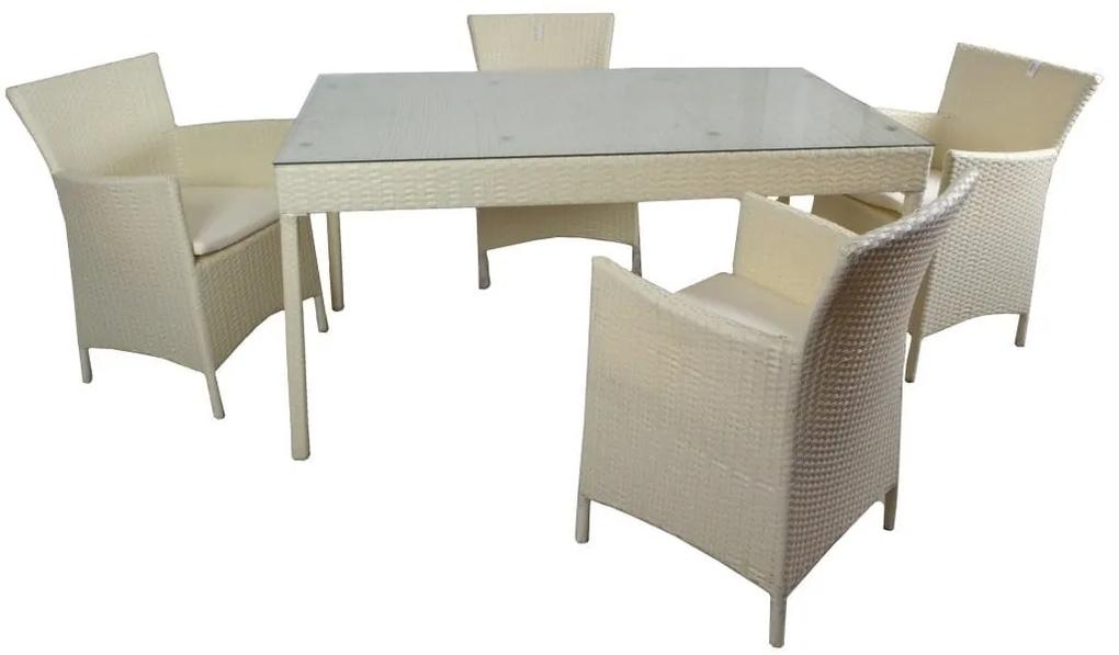 Πολυθρόνες και τραπέζι  Set/5 - Πολυπροπυλένιο - 305-0004