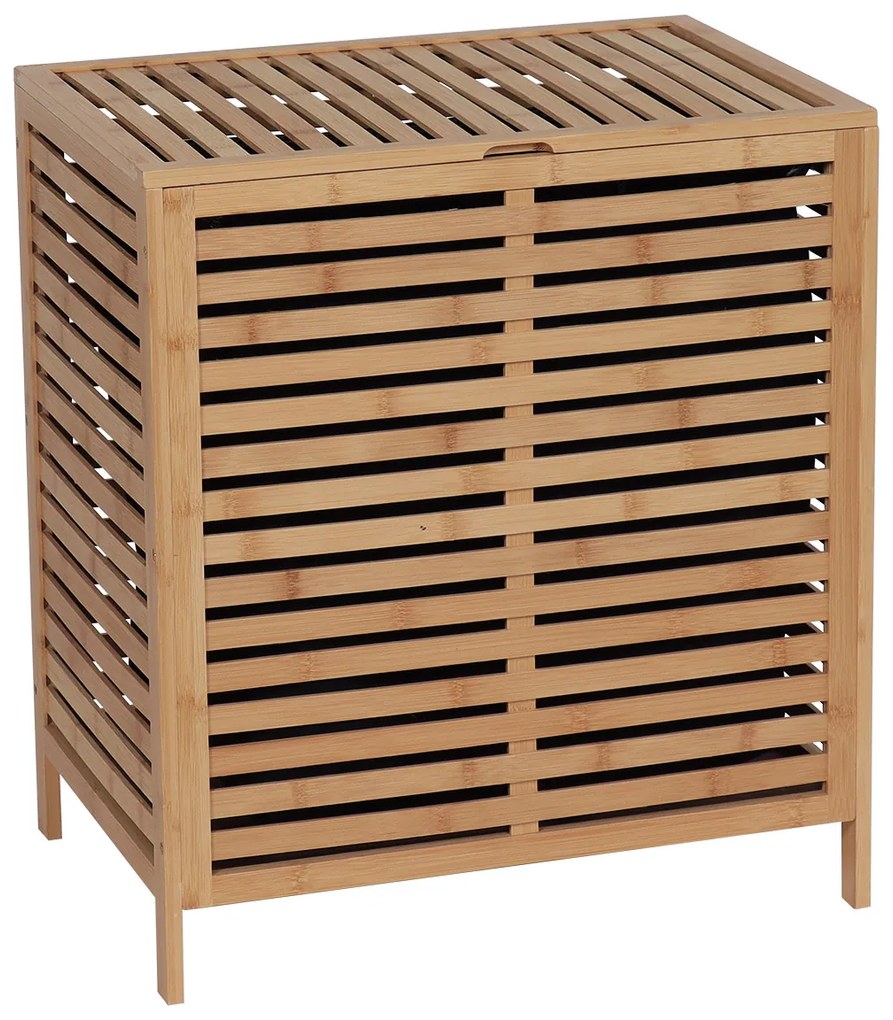 Καλάθι Απλύτων Bamboo 60x53.5x37.5cm Καφέ 9820