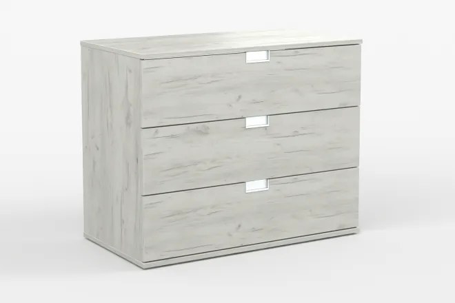 Τουαλέτα 3 συρτάρια LEVITA 94x45x85 DIOMMI 45-864