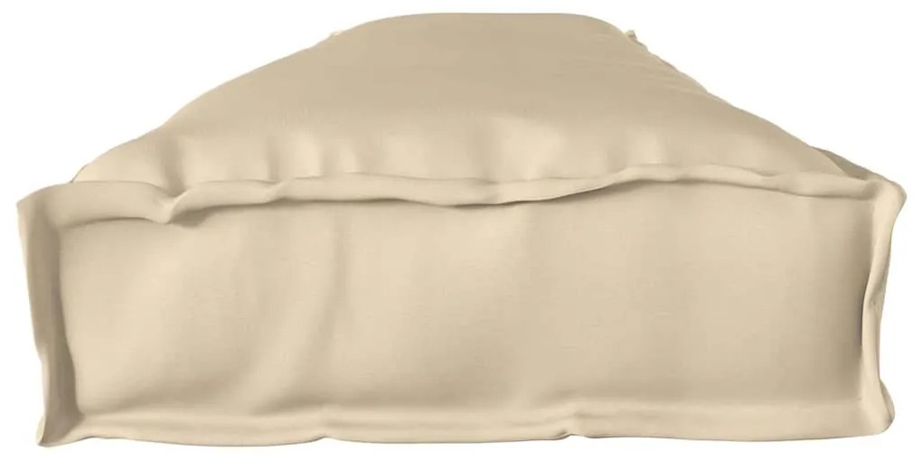 vidaXL Μαξιλάρι παλέτας Μπεζ 200 x 40 x 8 εκ. Ύφασμα Oxford
