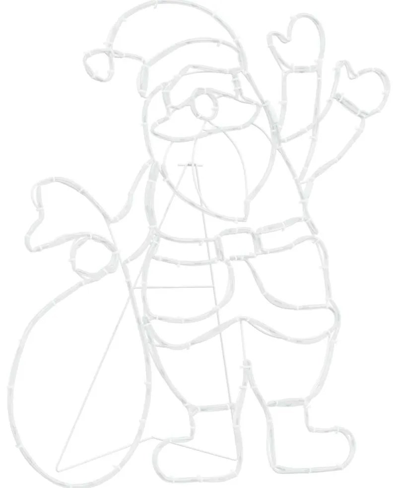 vidaXL Φως Άγιου Βασίλη Πολύχρωμο 58.5 x 60 x 1.3 εκ. Σίδερο