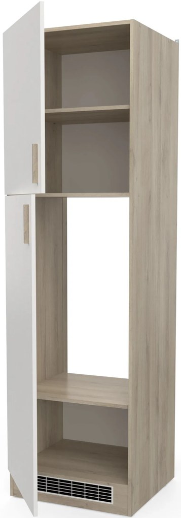 Επιδαπέδιο ντουλάπι ψηλό Poppy 60-Fusiko-Leuko