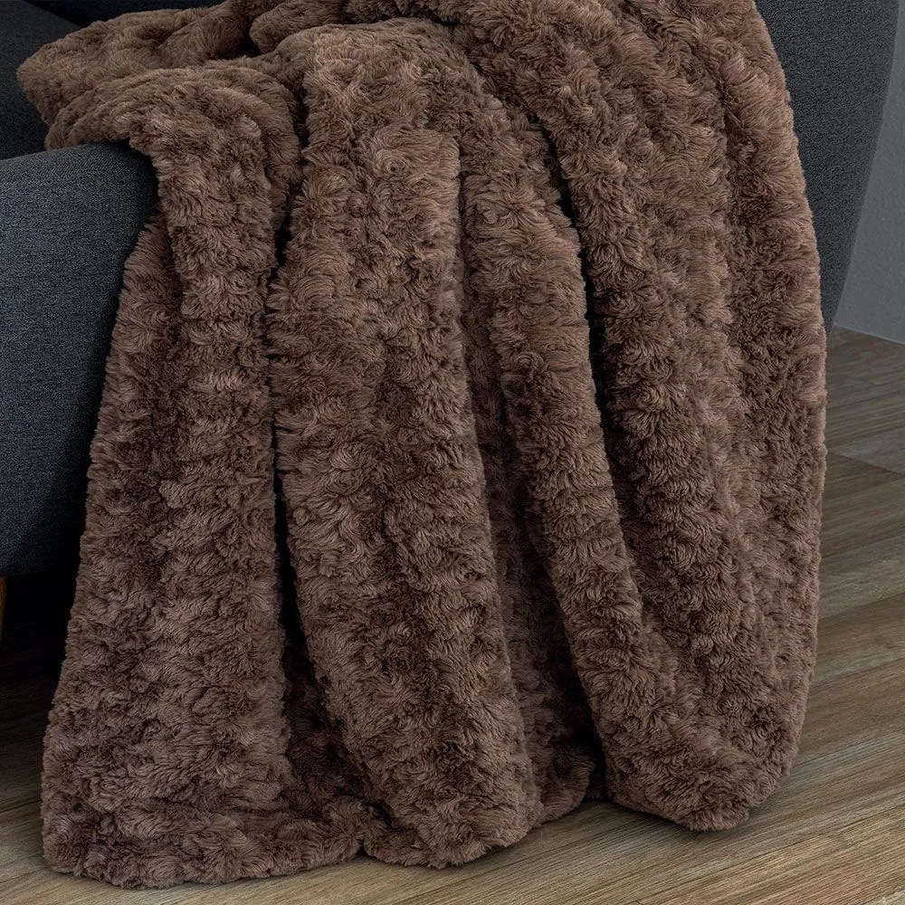 Κουβέρτα Καναπέ Aleria Beige Palamaiki 130x 180 130x180cm Flannel.Sherpa