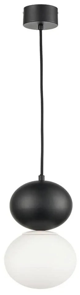 Φωτιστικό Οροφής Stone 4236800 D180 Black Viokef Metal, Glass